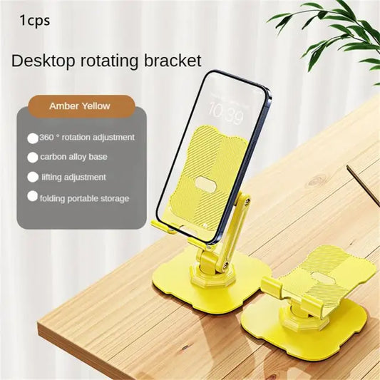 Mobile desktop stand rotatable